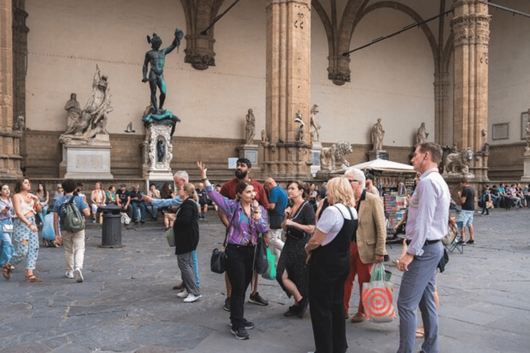 Firenze: Tour guidato a piedi per piccoli gruppiTour guidato in francese