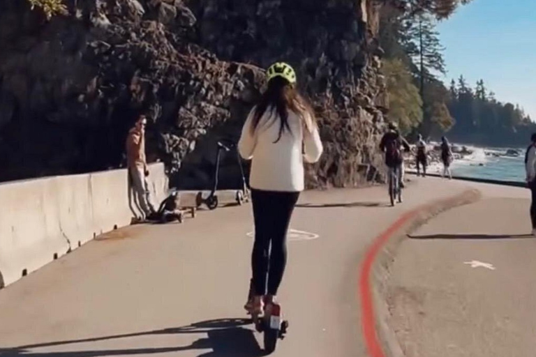 Explore Stanley Park on E-scooters: Seawall, & Hidden Gems