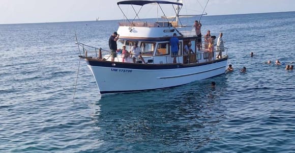 Von Umag: Bootstour nach Savudrija mit Schwimmen und Delfinen