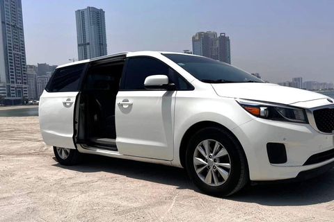 Dubai, Abu Dhabi, or Sharjah: Private Driver and Car Private transfer full day 12hrs