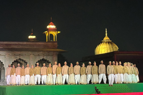 Delhi: Red Fort Light & Sound Show With Skip The Line Entry Tour With Guide Only