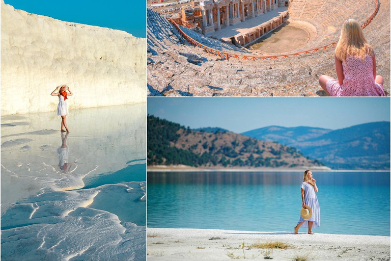 From Alanya: Pamukkale, Hierapolis & Salda Lake Day Trip