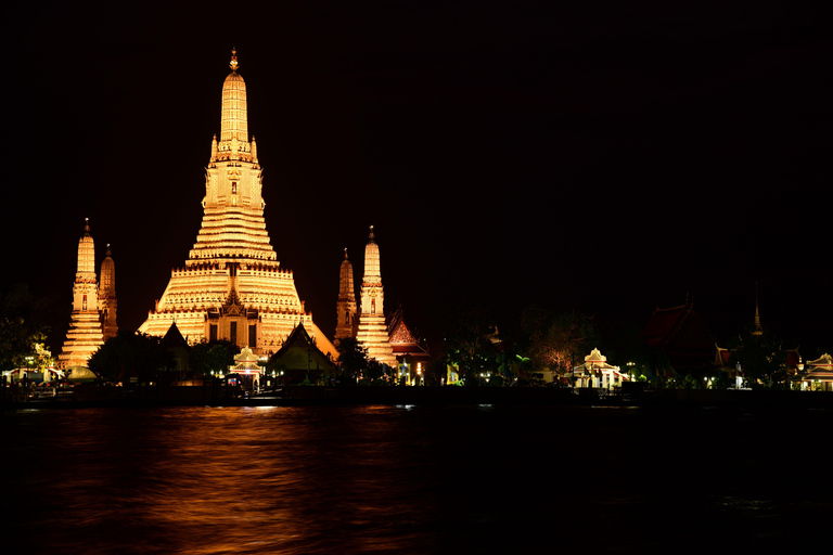 Bangkok: TUK TUK Tour Noturno Privado com Serviço de Busca no Hotel