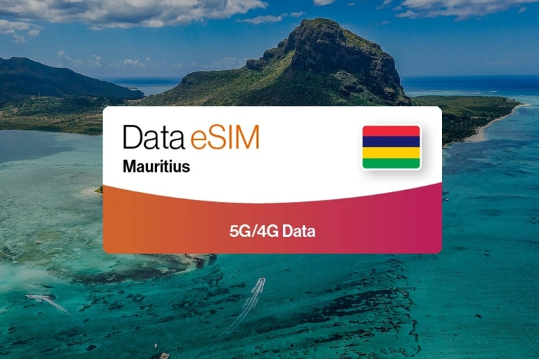 Mauritius: Tourist eSIM Data Plan 1 GB for 7 Days