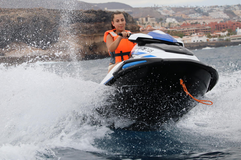 Tenerife: Jet Ski Guided Tour Discovery the Coastline Tenerife: Jet Ski Guided Tour for 1 Person Only