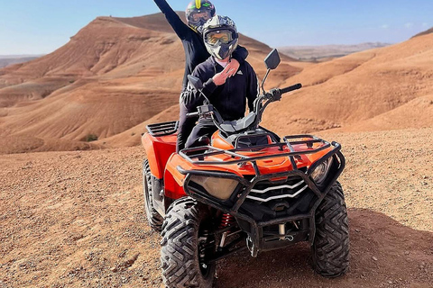Marrakech: Agafay Desert Quad Bike, Camel Ride, Pool & Lunch Desert Agafay : Quad Biking, Camel Ride, Lunch & Pool