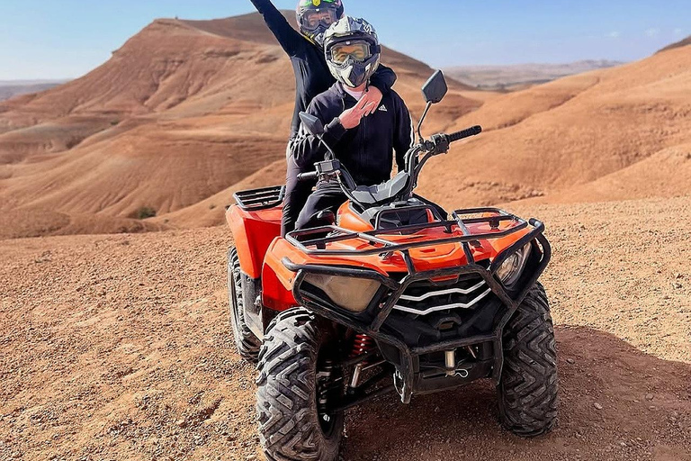 Marrakech: Agafay Desert Quad Bike, Camel Ride, Pool & Lunch Desert Agafay : Quad Biking, Camel Ride, Lunch & Pool