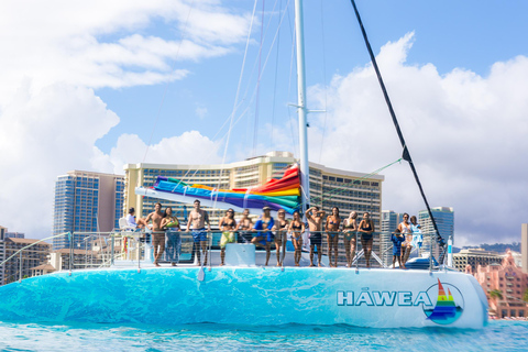 Waikiki : Croisière en catamaran au coucher du soleil