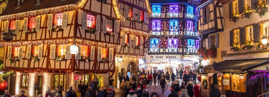 Au départ de Bâle : excursion d'une journée à Colmar et Ribeauvillé (marché de Noël)