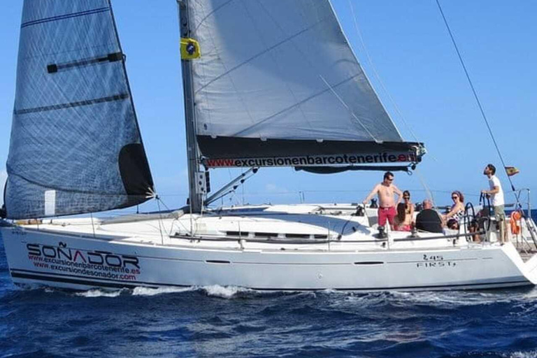 Los Cristianos: Dreamy Small-Group Sailing Trip with Food, Drinks & a Swim Los Cristianos: Soñador Small-Group Sailing Trip with Food, Drinks & a Swim