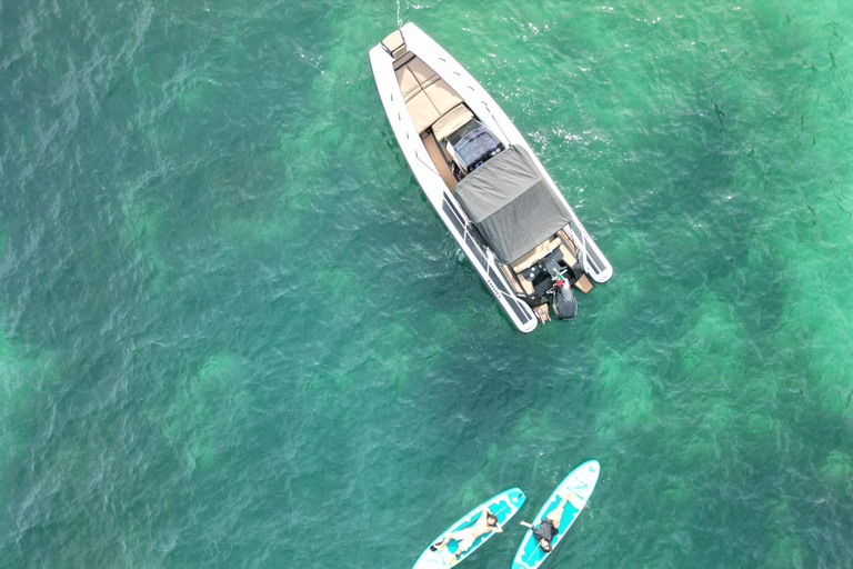 Benagil Cave Private Boat Charter with SUP, Wake & Snorkel. 2H Private Boat