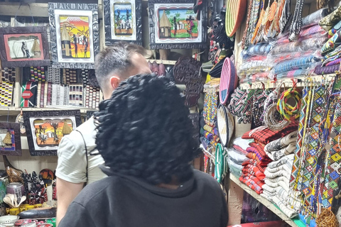 Maasai marknad Souvenir shopping