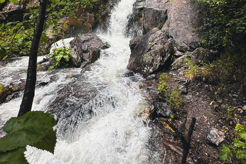Kazbegi: Gveleti Waterfalls Private Tour with 4x4