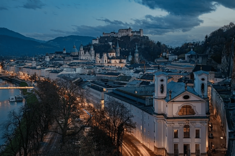 Salzburg kerstmarkt en stadsrondleiding &#039;s avonds