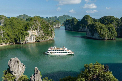 Hanoi/Port : 2-Day Ha Long & Lan Ha Bay on Luxury Cruises Limousine Bus from Hanoi to Ha Long