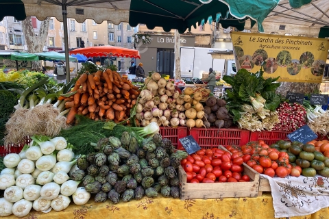 Visite guidée du marché provençal avec dégustationsAix-en-Provence : Visite guidée du marché provençal avec dégustations