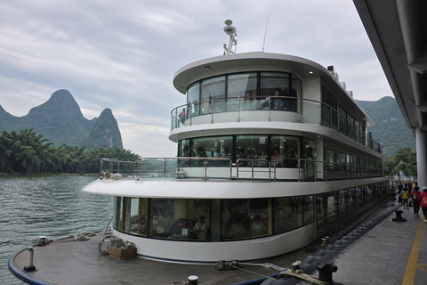 Guilin: Li River Cruise to Yangshuo with Optional Cave Tour 4-Star Cruise Ticket + Lunch + Pickup