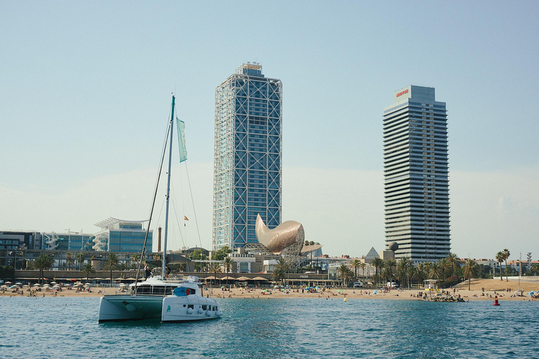 Barcelona: Privé-luxe catamaran