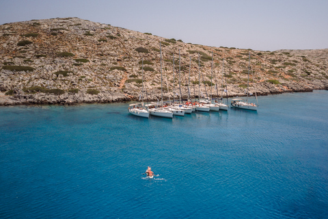 Heraklion: Dia Eiland Zeilcruise met SnorkelenPrivérondleiding van een halve dag