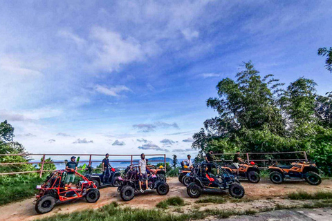 Phuket : Åk ATV-äventyr, zipline och utsiktspunkt panoramautsikt