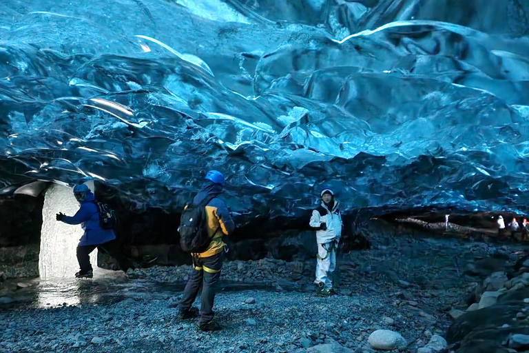 Jökulsárlón: Blauwe ijsgrot Tour en gletsjerwandelingJökulsárlón: 6-uur durende ijsgrottentocht