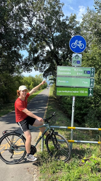 Szentendre mit dem Fahrrad: Selbstgeführtes Fahrradverleih-Paket!