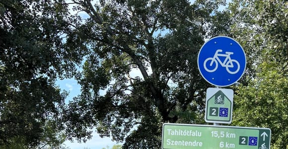 Szentendre mit dem Fahrrad: Selbstgeführtes Fahrradverleih-Paket!