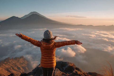 Mount Batur Sunrise Trekking Shared Tour from Ubud Batur Natural Hot Spring Entrance Ticket ( No Hiking )