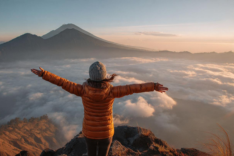 Mount Batur Sunrise Trekking Shared Tour from Ubud Batur Natural Hot Spring Entrance Ticket ( No Hiking )