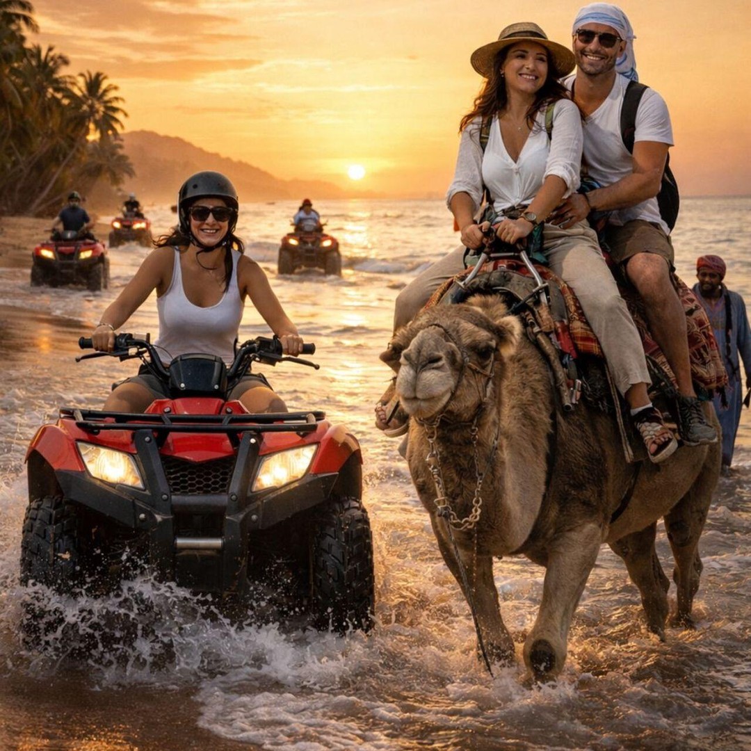 Agadir : aventure en quad et balade à dos de chameau sur la plage de Senust
