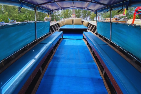 Krabi: Long-Tail Boat Tour van 4 eilanden met picknickDagexcursie