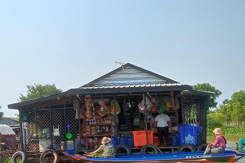 Siem Reap: Angkor Silk Farm & Mechrey Floating Village Tour