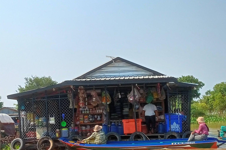 Siem Reap: Angkor Silk Farm & Mechrey Floating Village Tour