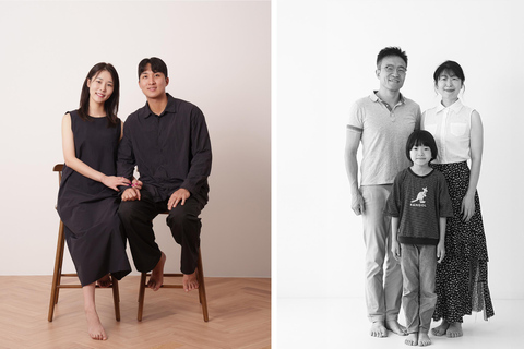 Servizio fotografico di famiglia, di coppia e di gruppo a SeoulFoto di famiglia/gruppo - semplice