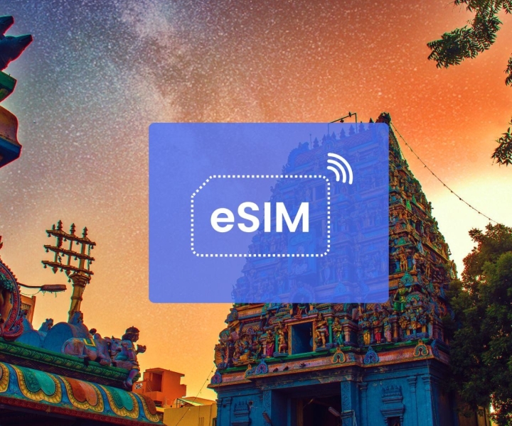 Chennai: Piano dati mobili in roaming eSIM India