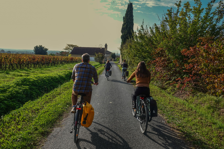 St. Emilion: Excursão de meio dia de E-Bike &amp; Wine Tour com Vinho e Queijo