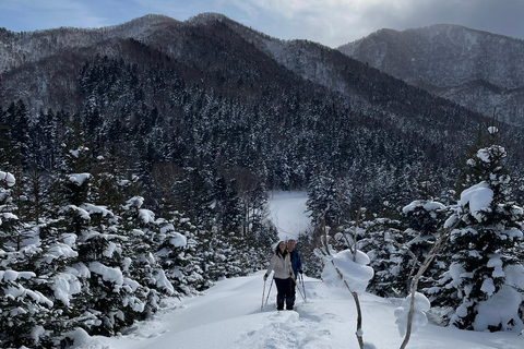 Shikotsu-Toya National Park: Guided Snowshoe Hike and Onsen Shikotsu-Toya National Park: Guided Snowshoe Hike and Onsen.