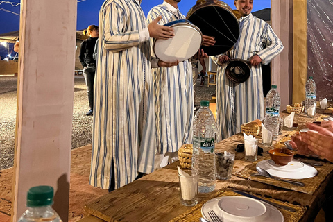 Marrakech: Agafay Desert Camel Ride with Dinner & Show