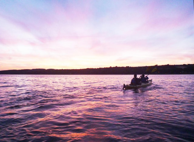 Quebec City Sunset Sea-Kayaking Tour with Mapple Wine