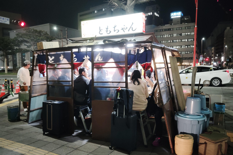Fukuoka: Nakasu Food Stall Guided Tour with Tastings Group Tour