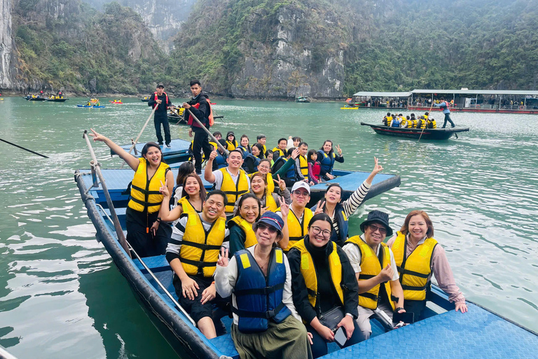 Hanoi: Ha Long Bay Day Cruise with Lunch, Cave & Kayaking Pick up in Hanoi old quarter