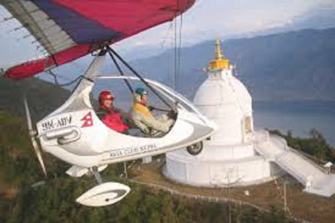 Abenteuer am Himmel: Ultraleichtfliegen über Pokhara