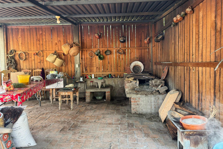 Cocina Ancestral, Arte Textil en Teotitlán y Árbol del TuleSólo Clase de Cocina en Español Directamente en Teotitlán (Sin coche)