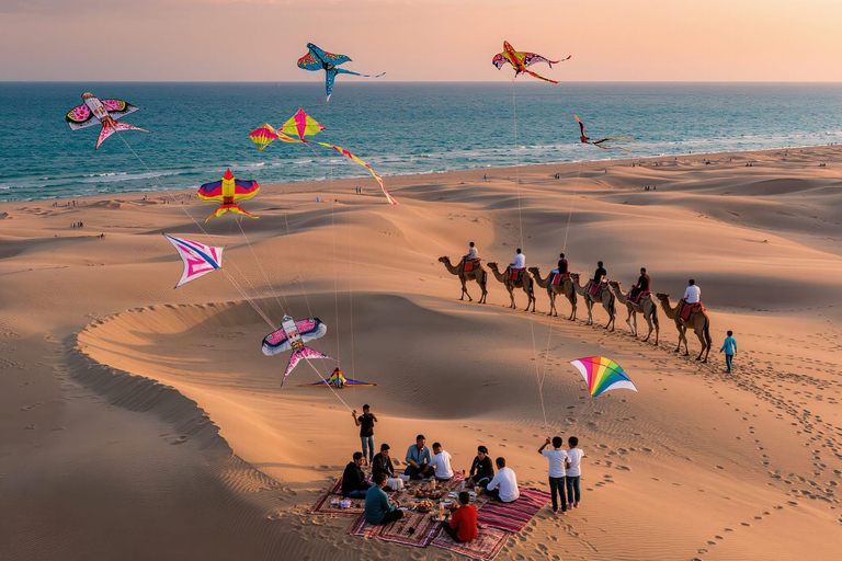 Tottori: Private Tour to Sand Dunes, Museum & Hakuto Coast