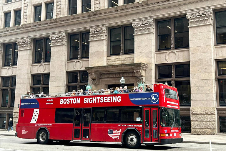 Boston: Hop-On Hop-Off Double-Decker Bus Sightseeing Tour