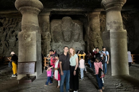 Private Mumbai Sightseeing Tour mit Elephanta Island Caves Tour