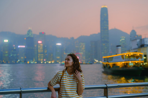 Hong Kong Skyline & Waterfront Private Photoshoot Standard: 20 photos | 30 mins