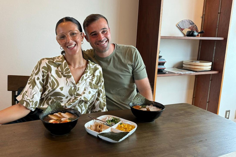 Tokio: Sushi en Ramen koken in Tsukiji! Twee in één les!