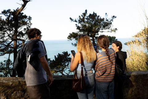 Surf Lesson, Cultural Walk, and Pintxos Tour in San Sebastian Complete Experience (Surfing + City Tour + Pintxos) – Open Tour