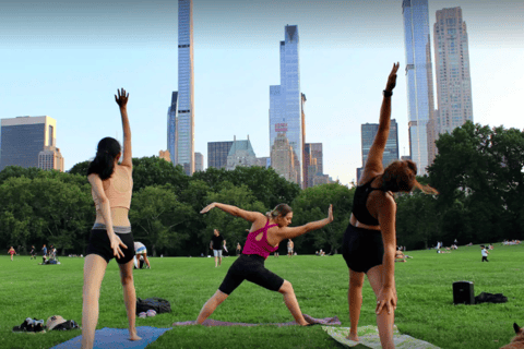 Central Park: Der bestbewertete Yoga-Kurs in New York City!